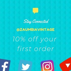 Shop @zaumbiavintage on IG or Facebook